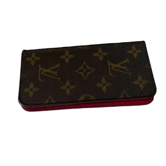 Authentic Louis Vuitton Cell Phone Case Brown Monogram Used LV​​ - Picture 5 of 10